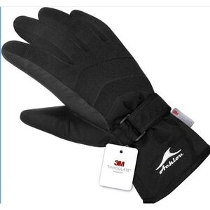 Achiou‎ Snow Gloves Winter Warm 3M Thinsulate Waterproof Touchscreen Adult Large